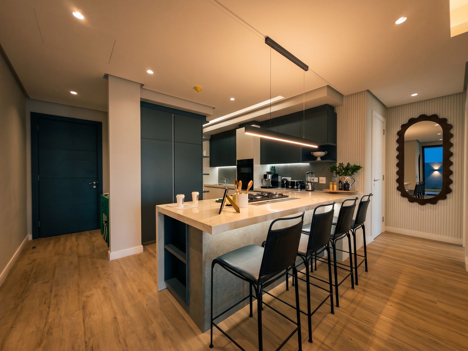 Four-bedroom apartment kitchen at City Centre